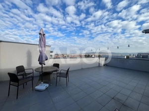 Penthouse 3 camre de inchiriat cu terasa generoasa si loc de parcare