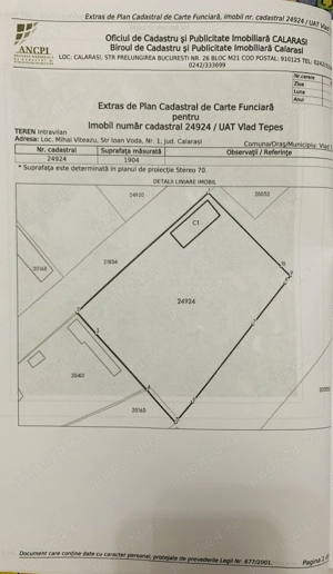 Casa batraneasca + Teren 1430mp, sat Mihai Viteazu, com. V.Tepes, jud. Calarasi - imagine 5