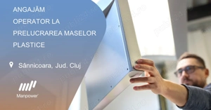 Angajăm Operator la prelucrarea maselor plastice   Sânnicoară