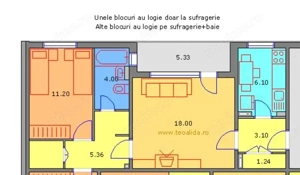 De vanzare Apartament  2 camere  Lujerului - imagine 20