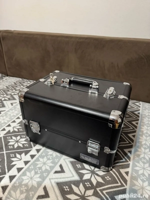 Geanta profesionala pentru cosmetice si manichiura, LUXORISE- Black