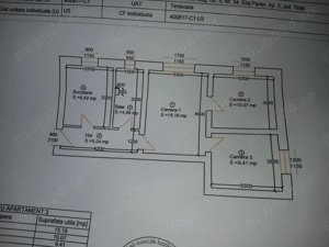 Apartament cu 3 camere,baie,hol,bucătărie si anexe - imagine 10