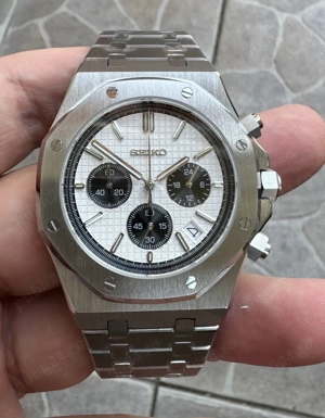 Seiko Mod Audemars Piguet Royal Oak 41 mm Cuart Cronograf Japonez Seiko VK63