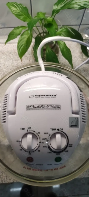 Cuptor combinat Esperanza Quasar 18 l alb 1400 W - imagine 2