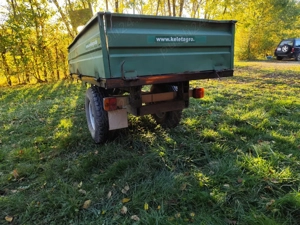 Remorca basculantă pentru tractoraș japonez - imagine 5