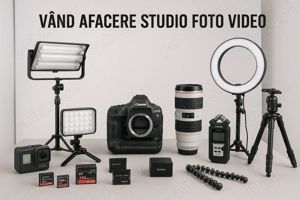 Vând afacere la cheie   Studio foto-video profesional complet echipat