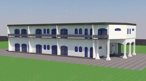 Eforie Nord zona H.Europa .Teren 720m2+ constructie parter 400m2+proiect p+1+2 - imagine 2