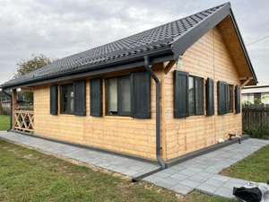 Teren 850 mp si Casa din lemn 60 mp, com Gradistea, jud Ilfov