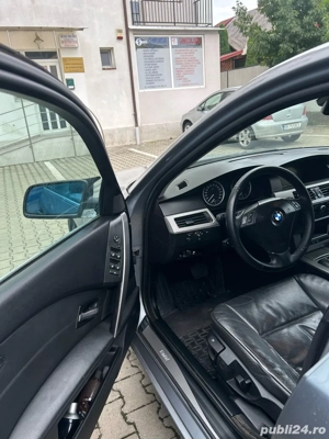 BMW Seria 5(E60) 525 d 2.5 l - 177 CP -2006   Prim propiertar Romania - imagine 9