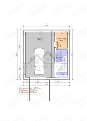C.A.Rosetti  teren 451mp cu Autorizatie De Constructie pentru vila D+P+E 210mp - imagine 6