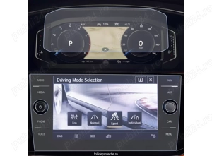 Volkswagen Polo 2022+ Set (2 buc.) Folii de Protectie Ceasuri si Navigatie - HD-Premium FoliaTa