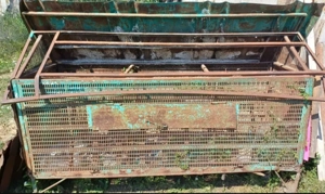 Cusca metalica pt iepuri.