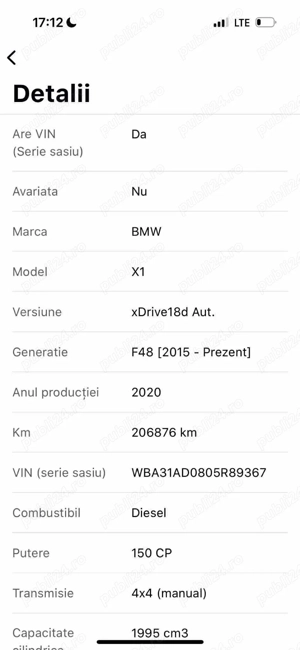 Bmw x1 full option an 2020