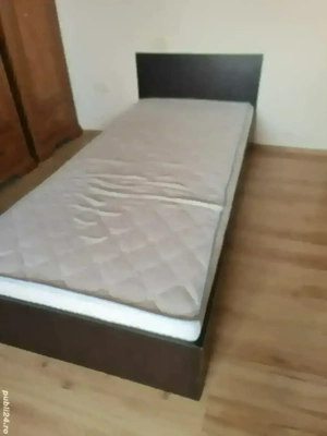 Pat 90  200 cm plus saltea 