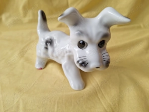 Bibelou catel confectionat din portelan - vechi