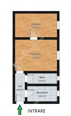 Apartament 2 camere situat in zona Rahovei din Sibiu - imagine 7