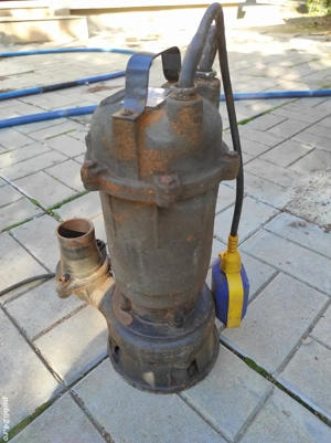 Pompă submersibilă de apă murdară, cu tocător și furtu