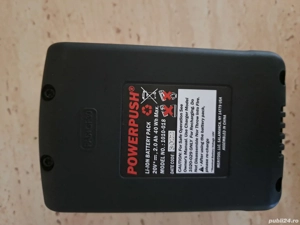 Pistol electric silicon parbriz Power Push cu acumulator și încărcător - imagine 4