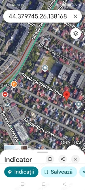 Teren Aparatorii Patriei, 346 mp, langa Metrou, proprietar, desch.13,68 ml., Str. Sold. Ion Enache