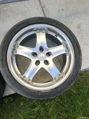 Jante aliaj Fondmetal 17” cu cauciucuri de vară – stare bună
