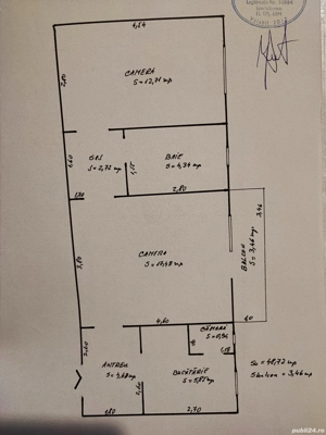 Vând apartament 2 camere, cart Gheorgheni  - imagine 8