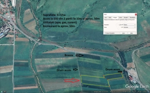 Tereren extravilan 37200 m2  pretabil pentru statie de stocare energie electrica