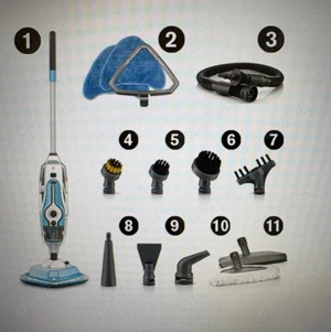 Aparat de curatat cu abur 2in1 Dirt Devil Aqua Clean Steam DD3  W