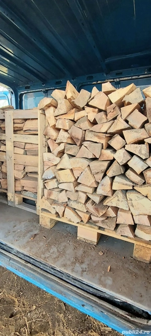 Vînd Lemne de foc USCATE Stejar Fag Paletat  - imagine 2
