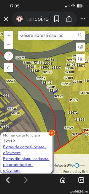 vand 500 mp la Dunare