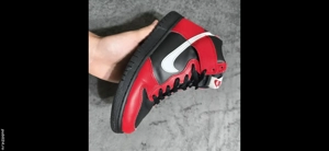 Nike Dunk High Black University Red