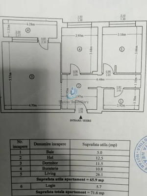 Apartament 2 camere decomandat, parter, 72 mp, Precista, Piatra Neamt - imagine 2