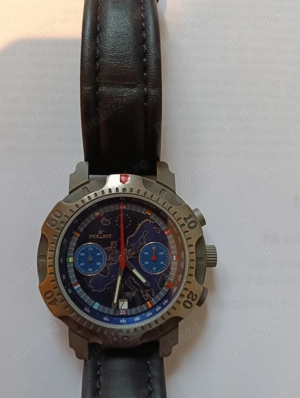 Ceas Cronograph Mecanic Poljot 3133 Europa 2000 Limit Edițion din titan 