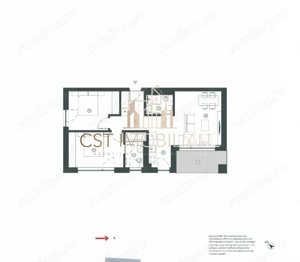 Apartament cu 3 camere, 2 bai si balcon – PALTIM, Timisoara - imagine 2