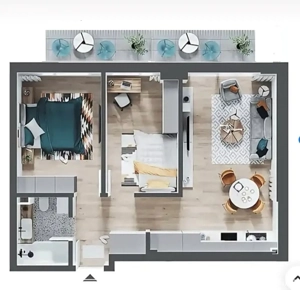 Proprietare ofer spre inchiriere apartament 3 camere+parcare Prima Arena Iosia - imagine 7