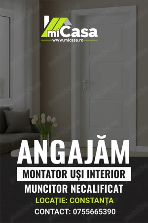 Angajam montatori usi si necalificati 