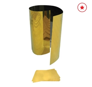 Tablă aurie . Tablă din inox alimentar 