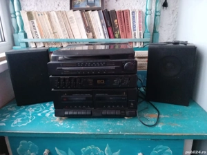  Combina muzicala+2 boxe si discuri  de vinil