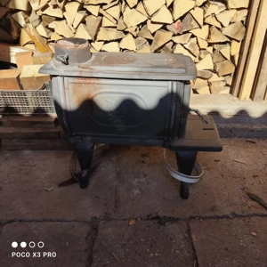 Sobă de încălzit folosită.