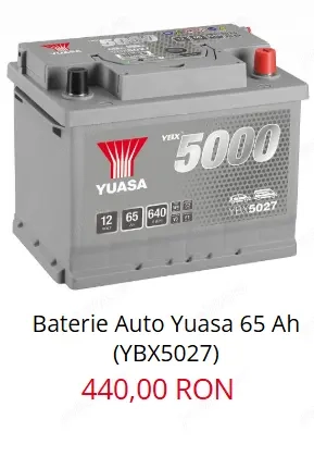 Baterie Yuasa, AGM, 60Ah / 640A - imagine 8