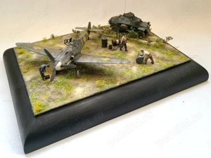 Machete, diorame cu diverse subiecte: tanc, avion, vehicol - imagine 3