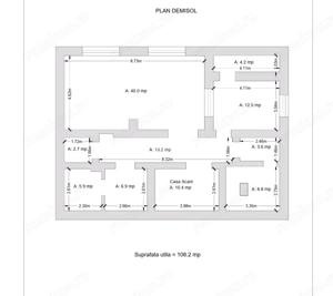 Resita CHIRIE Central, 355 mp. Demisol, Parter, Etaj 1 - imagine 5