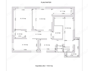 Resita CHIRIE Central, 355 mp. Demisol, Parter, Etaj 1 - imagine 6