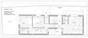 Comision 0 % Bucurestii Noi Miercani imobil 2025 ap.3 cam 85mp +curte proprie 71+parcare individuala - imagine 2