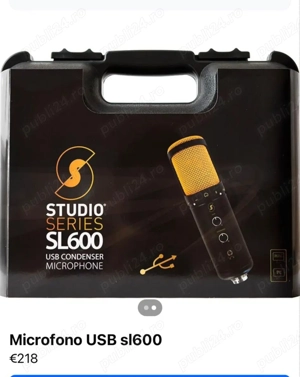 octombrie 2025 Microfon USB editors keys SL 600 studio - imagine 2
