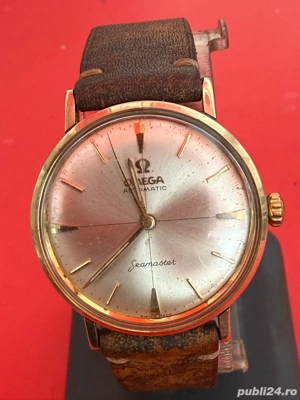 Omega Seamaster automatic cu bezelul Aur 18k servisat