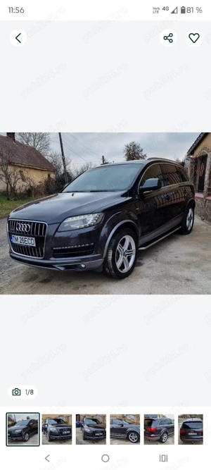 Audi Q7 S-line 7 locuri Facelift