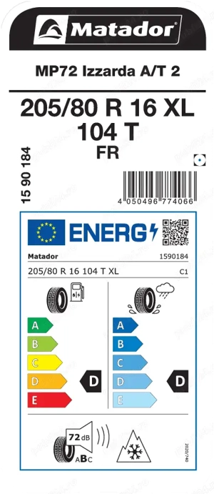 Anvelope all-season Matador Izzarda AT2 205/70/R15 - imagine 9