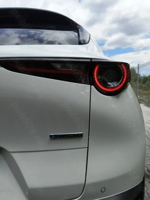 Mazda CX-30 e-SkyActiv G 2.0 benzina mild-hibrid model 2024 alb perlat - imagine 4