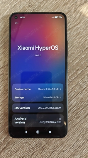 Xiaomi 11 Lite 5G NE 8gb RAM, 128gb stocare, 64MP, Android 14, Negru