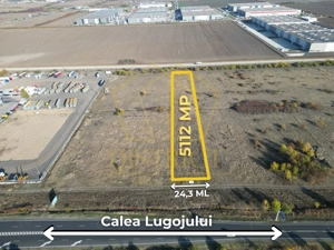 Teren de 5.112mp pentru servicii- industrial | calea Lugojului | Ghiroda - imagine 2